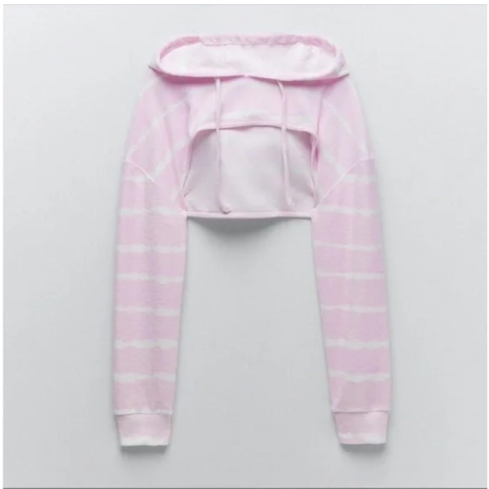 🍀NWT | Zara Crop Hoodie M Size